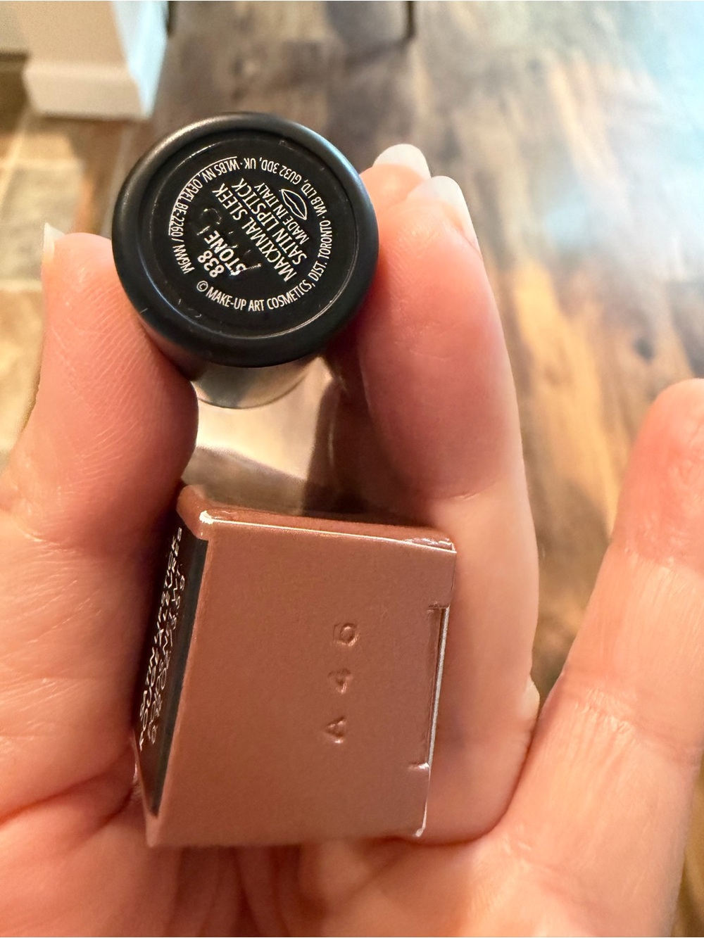 Mac Lipstick Macximal Sleek Satin, STONE 838 New In Box - Picture 3 of 4